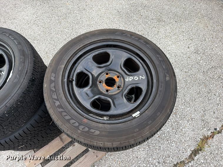 image for item FU5099 (6) 245/55R18 Goodyear Eagle tires and wheels