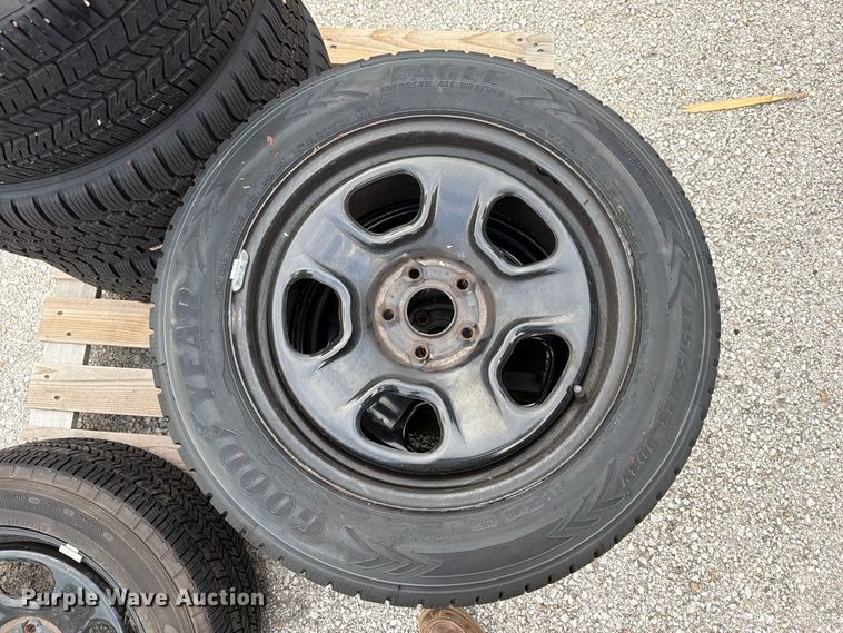 image for item FU5099 (6) 245/55R18 Goodyear Eagle tires and wheels
