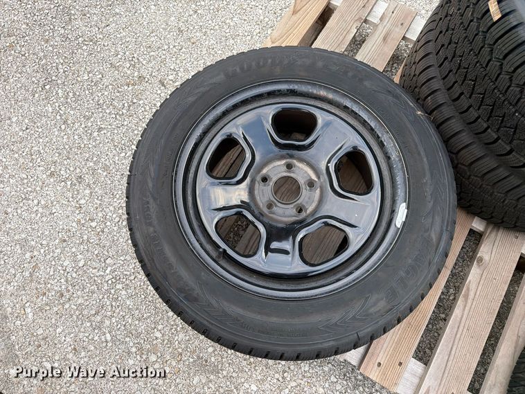 image for item FU5099 (6) 245/55R18 Goodyear Eagle tires and wheels