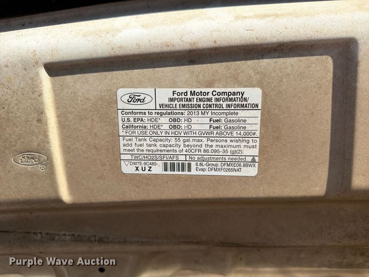 image for item FU6014 2013 Ford E450 shuttle bus