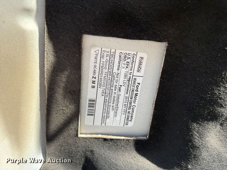 image for item FU6015 2015 Ford Taurus 