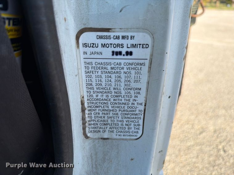 image for item FU8502 1999 Chevrolet W4 dump truck