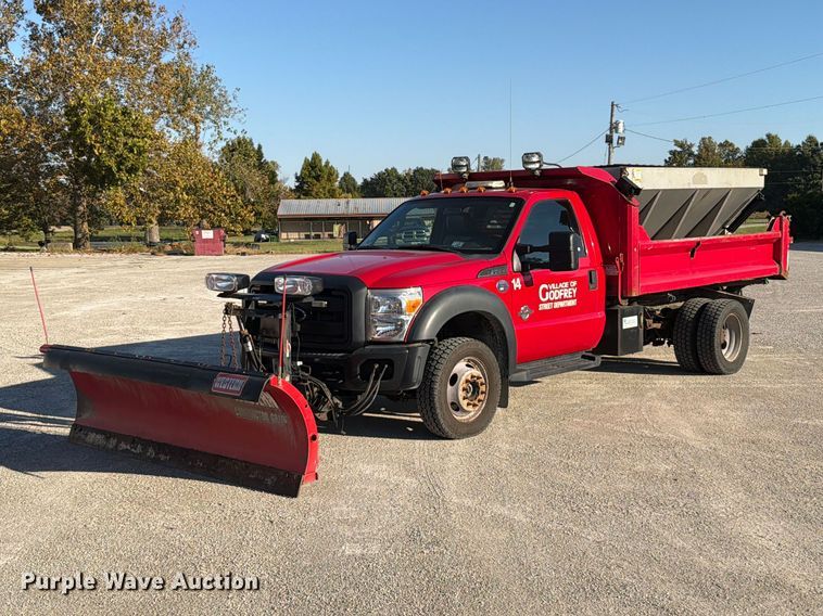 image for item FU8504 2012 Ford F550 Super Duty XL dump truck
