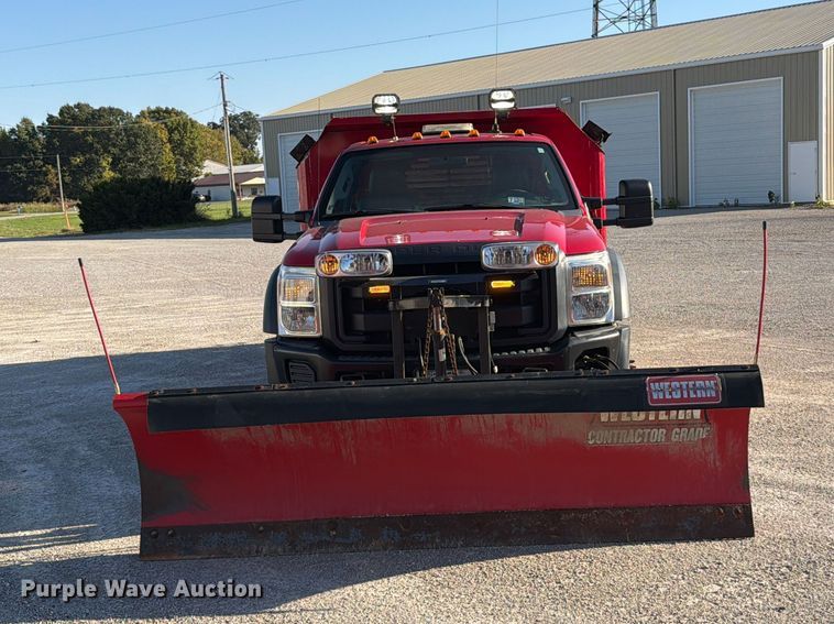 image for item FU8504 2012 Ford F550 Super Duty XL dump truck