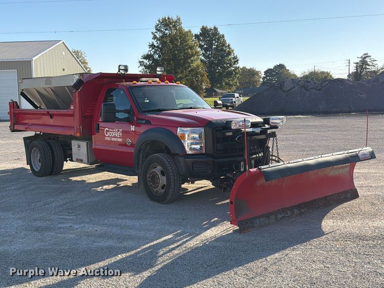 image for item FU8504 2012 Ford F550 Super Duty XL dump truck