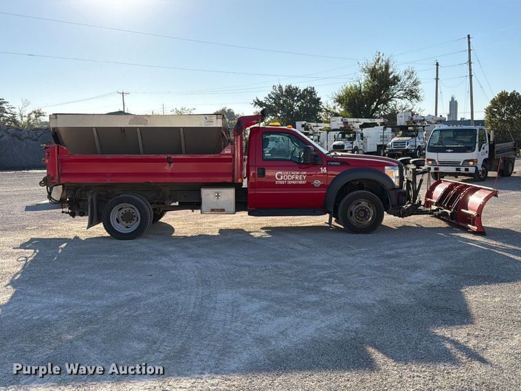 image for item FU8504 2012 Ford F550 Super Duty XL dump truck