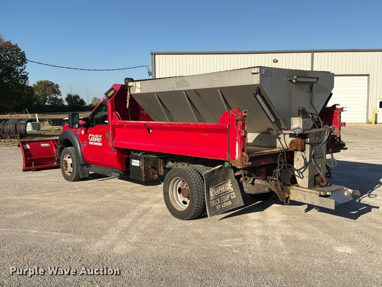 image for item FU8504 2012 Ford F550 Super Duty XL dump truck