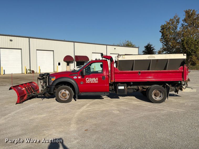 image for item FU8504 2012 Ford F550 Super Duty XL dump truck