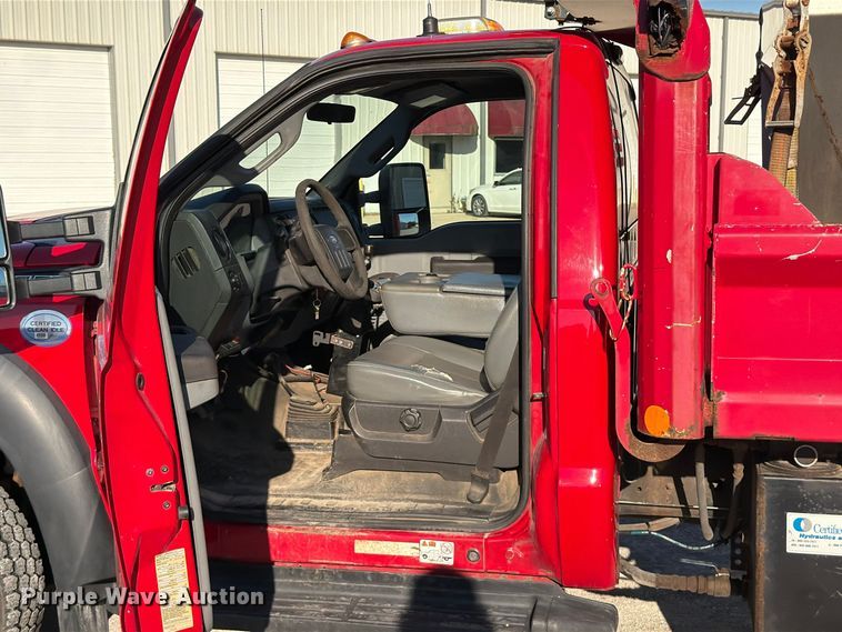 image for item FU8504 2012 Ford F550 Super Duty XL dump truck