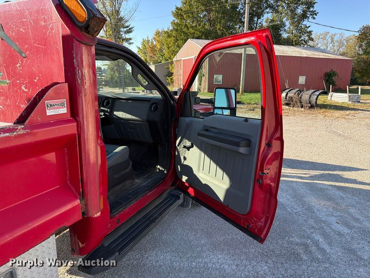 image for item FU8504 2012 Ford F550 Super Duty XL dump truck