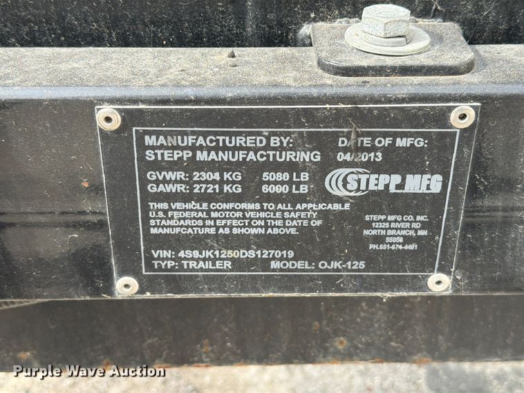 image for item FU8511 2013 Stepp OJK-125 melter applicator