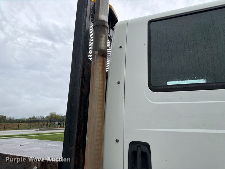 image for item NF9536 2012 International WorkStar 7300 Crew Cab flatbed truck
