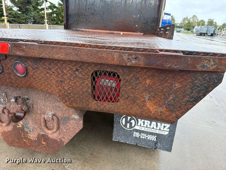 image for item NF9536 2012 International WorkStar 7300 Crew Cab flatbed truck