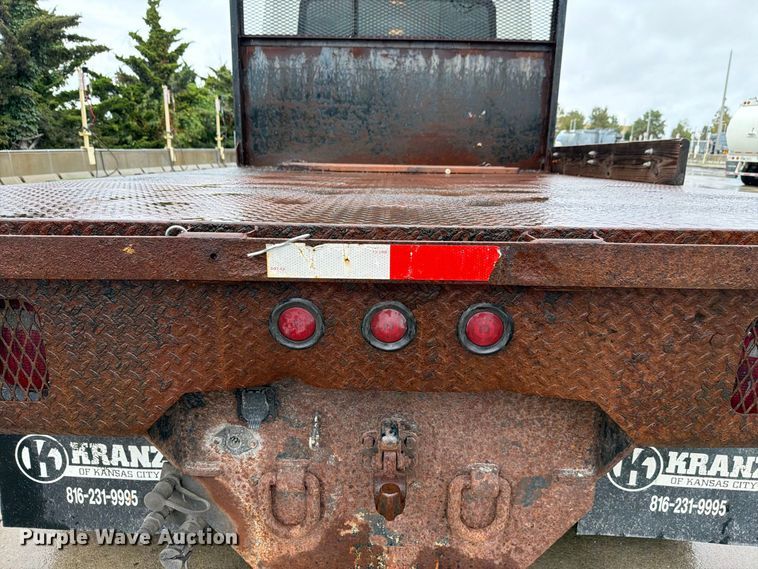 image for item NF9536 2012 International WorkStar 7300 Crew Cab flatbed truck