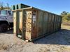 (2) enclosed roll off containers