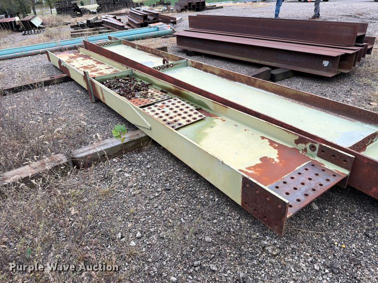 image for item EL1007 (2) bridge steel beams