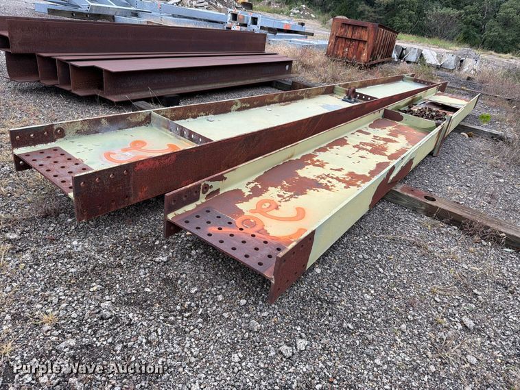 image for item EL1007 (2) bridge steel beams