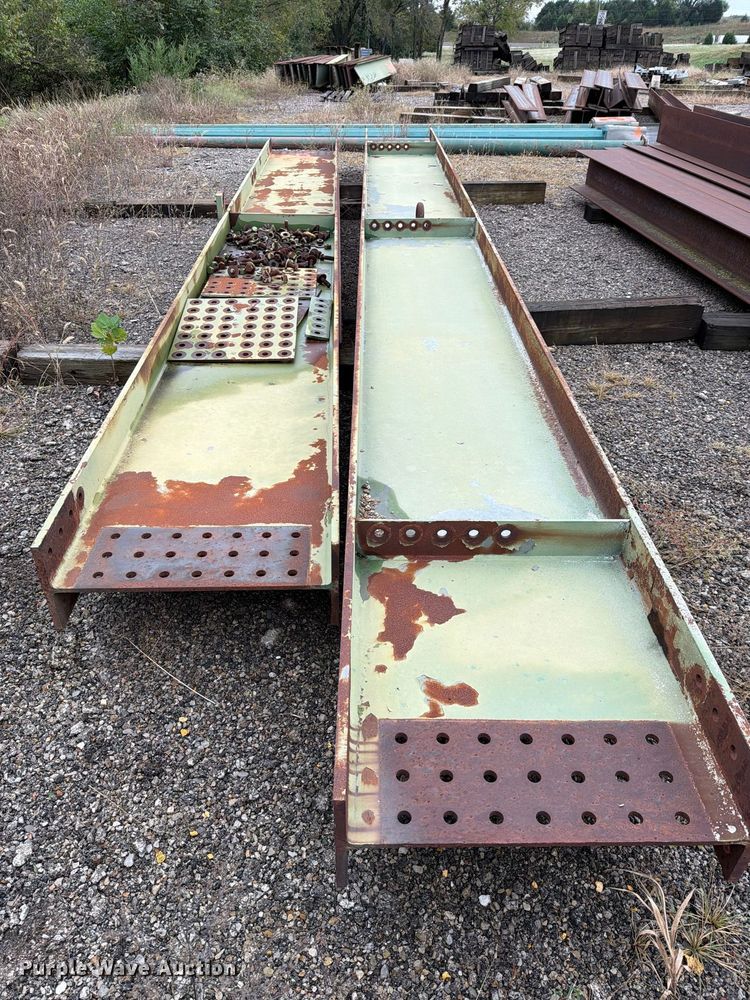 image for item EL1007 (2) bridge steel beams