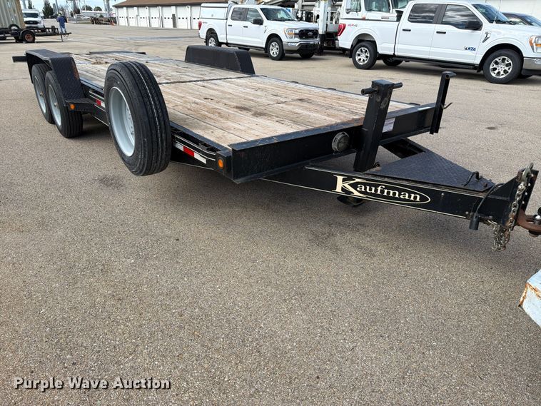 image for item EL1042 2019 Kaufman tilt deck equipment trailer