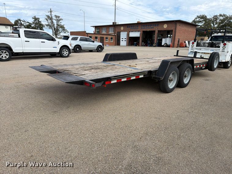 image for item EL1042 2019 Kaufman tilt deck equipment trailer