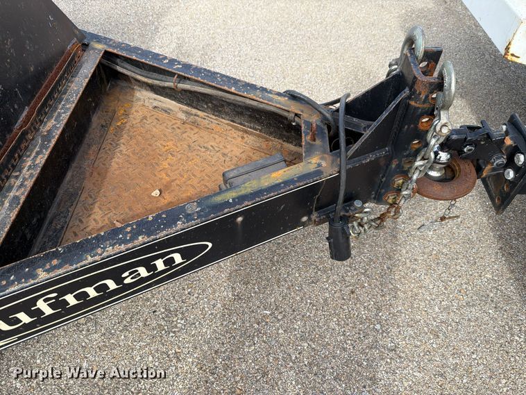 image for item EL1042 2019 Kaufman tilt deck equipment trailer