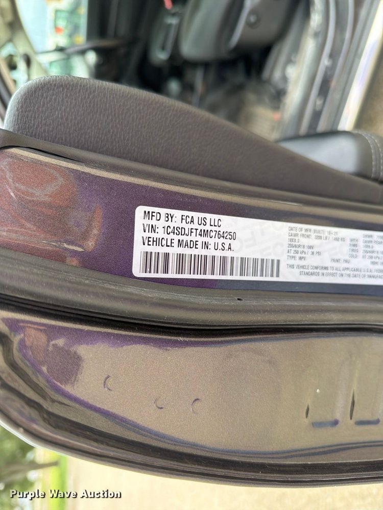 image for item FH6427 2021 Dodge Durango SSV SUV