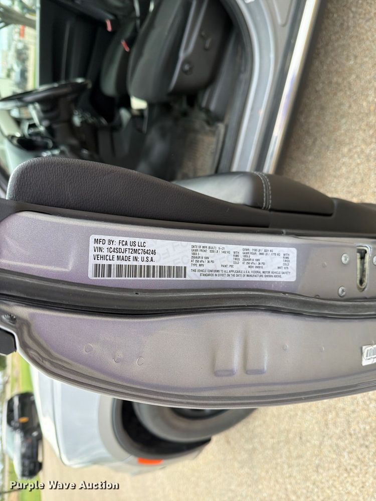 image for item FH6428 2021 Dodge Durango SSV SUV