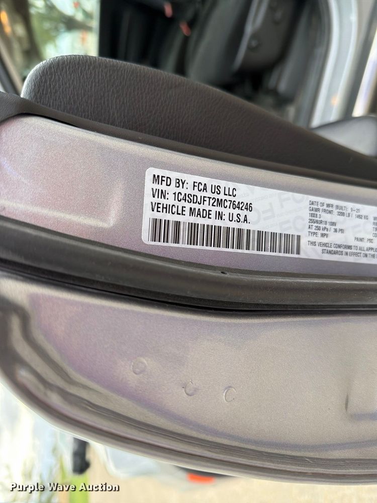 image for item FH6428 2021 Dodge Durango SSV SUV