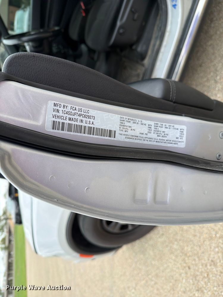image for item FH6451 2023 Dodge Durango SSV SUV
