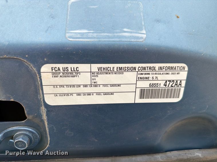 image for item FH6463 2022 Dodge Challenger 