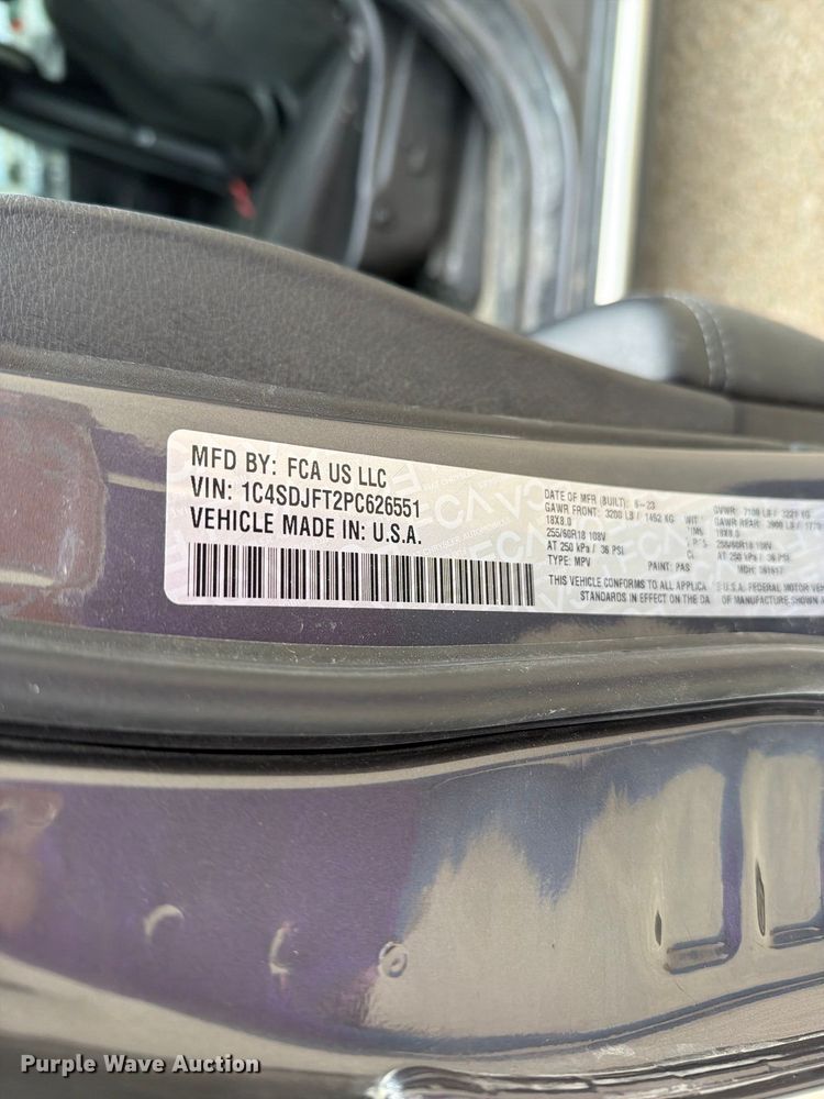 image for item FH6464 2023 Dodge Durango SSV SUV