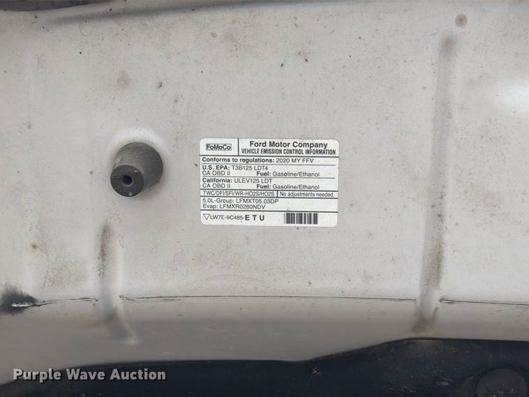 image for item FH6472 2020 Ford F150 XLT Crew Cab pickup truck
