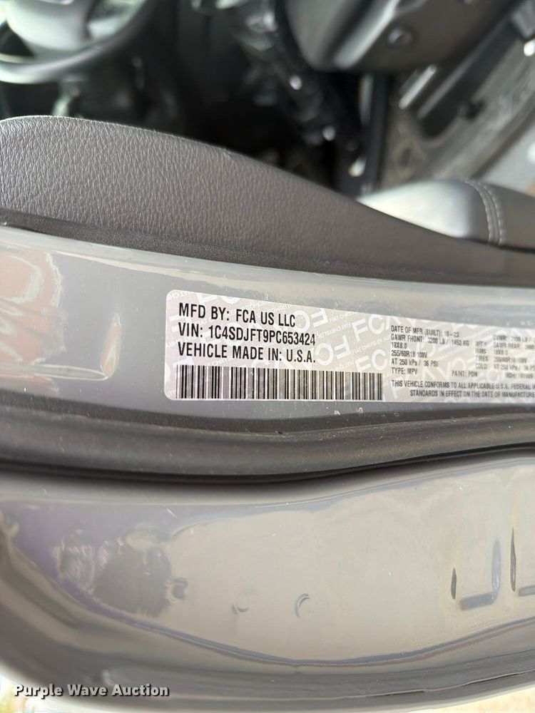 image for item FH6481 2023 Dodge Durango SSV SUV