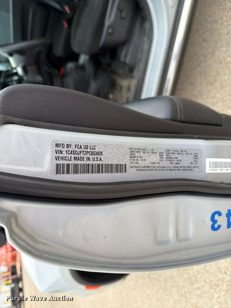 image for item FH6482 2023 Dodge Durango SSV SUV