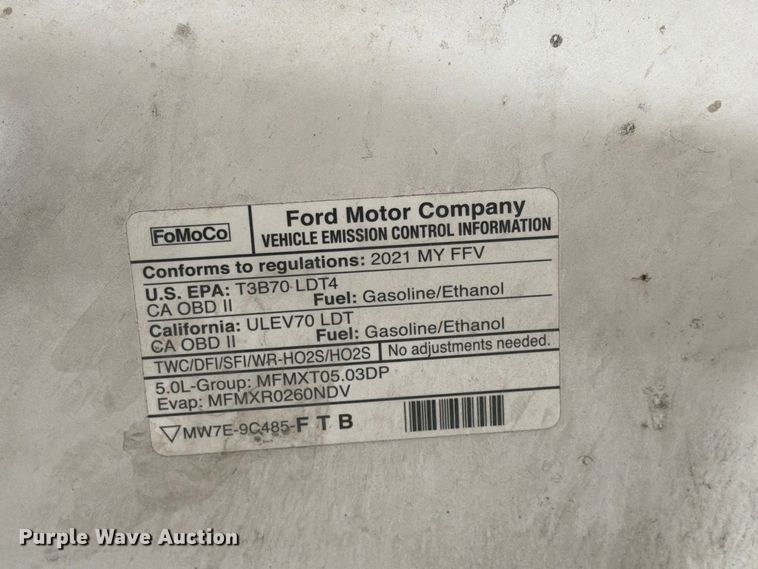 2021 Ford F150
