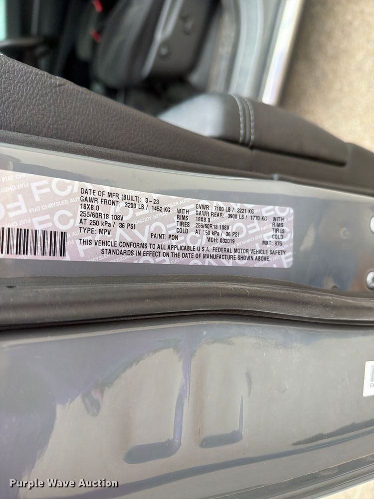 image for item FH6492 2023 Dodge Durango SSV SUV