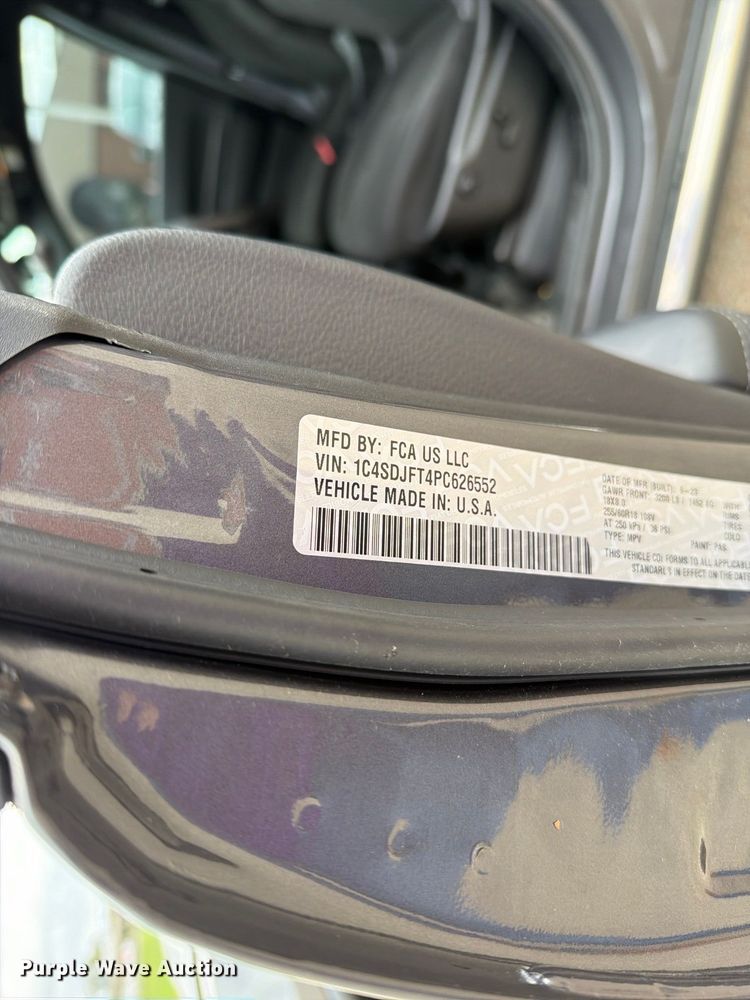 image for item FH6500 2023 Dodge Durango SSV SUV