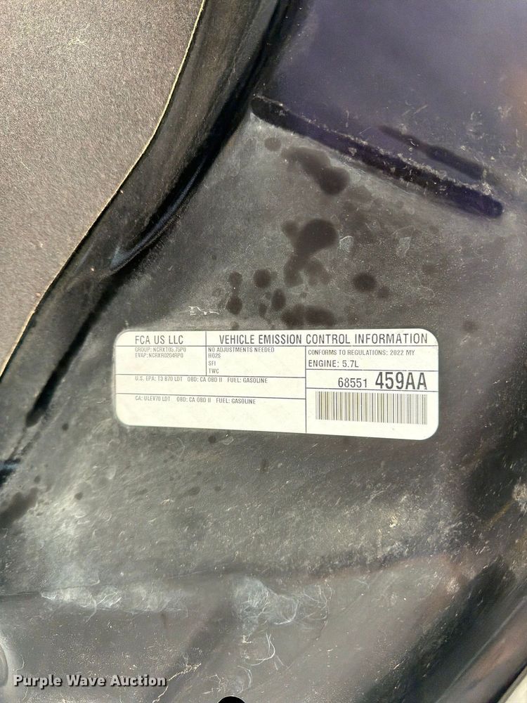 image for item FK3916 2022 Dodge Durango SSV SUV