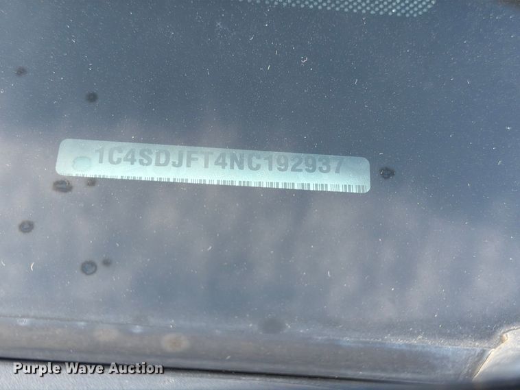 image for item FK3916 2022 Dodge Durango SSV SUV