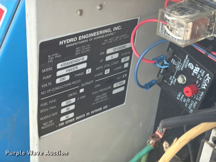 image for item FK3946 Hydro Engineering 4/2000EHGV-B pressure washer
