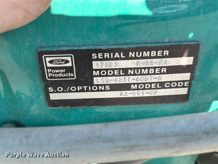 image for item FK3951 Onan OT 125 generator