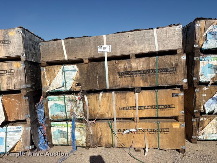 image for item DO1956 (12) 2024 Valley Pioneer MAC1220F livestock sheds