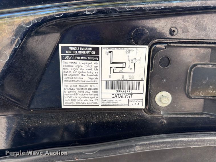 image for item DT3041 2002 Ford Thunderbird convertible