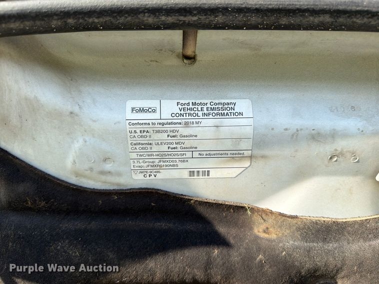 image for item DU8028 2018 Ford Transit 150 van