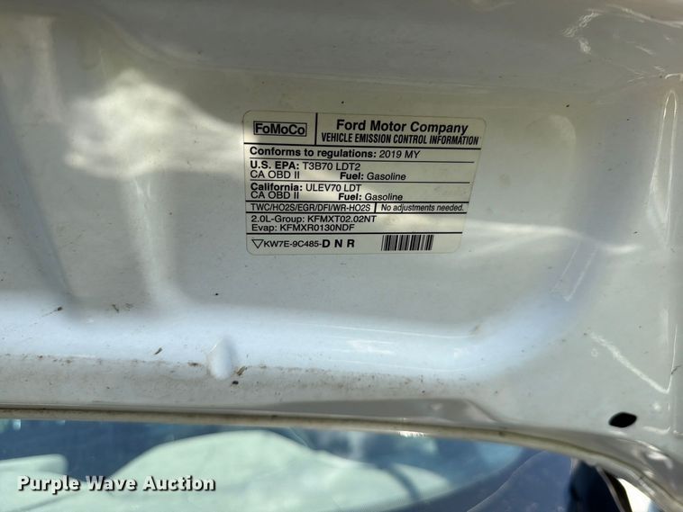 image for item DU8030 2019 Ford Transit Connect van
