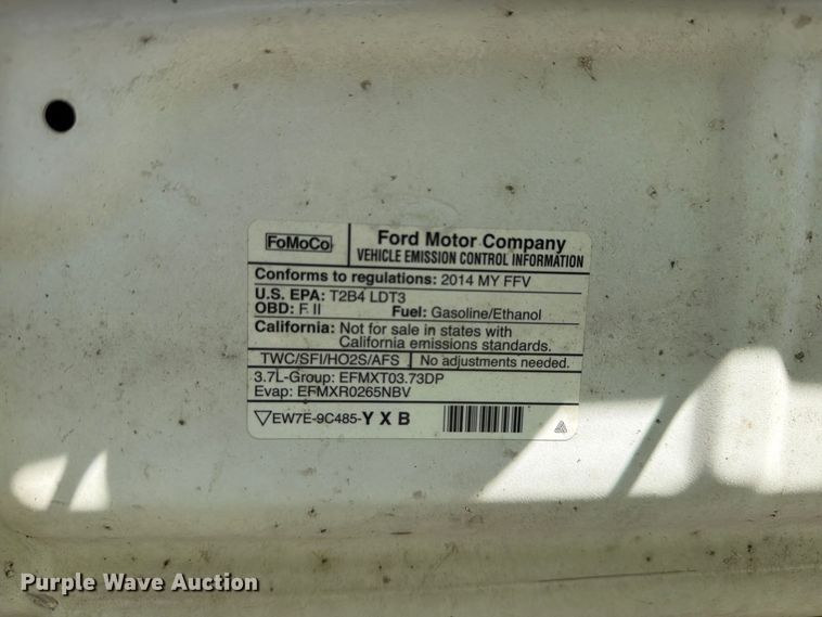 image for item DU8031 2014 Ford F150 XL pickup truck