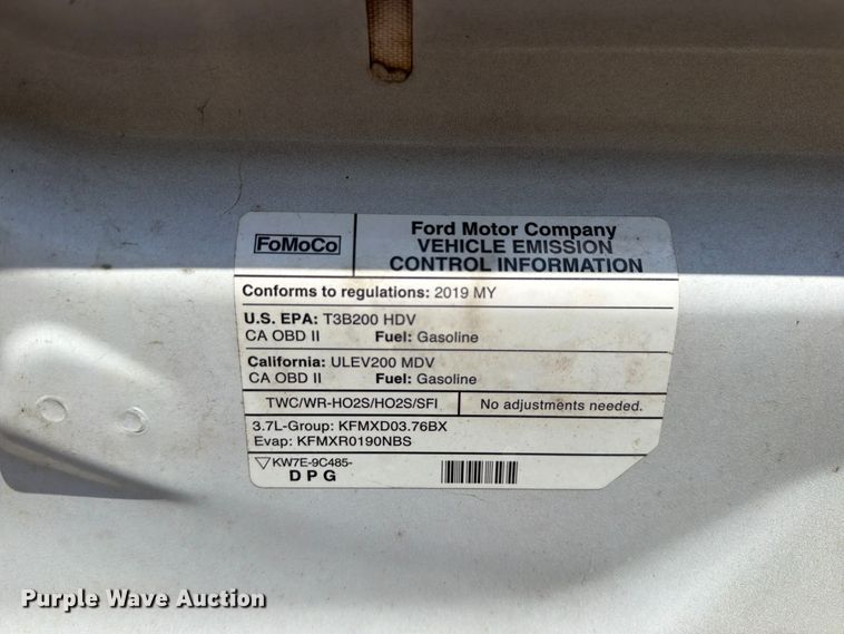 image for item DU8032 2019 Ford Transit 350 van