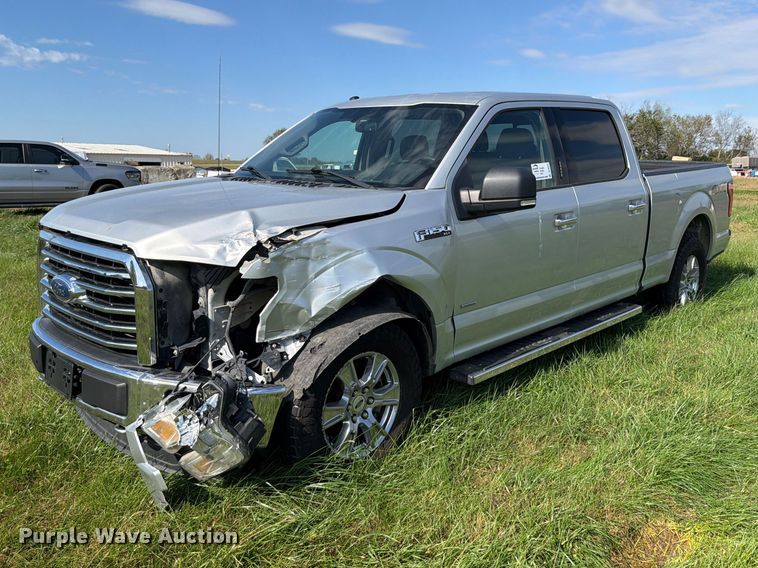 image for item DU8033 2016 Ford F150 XLT Crew Cab pickup truck