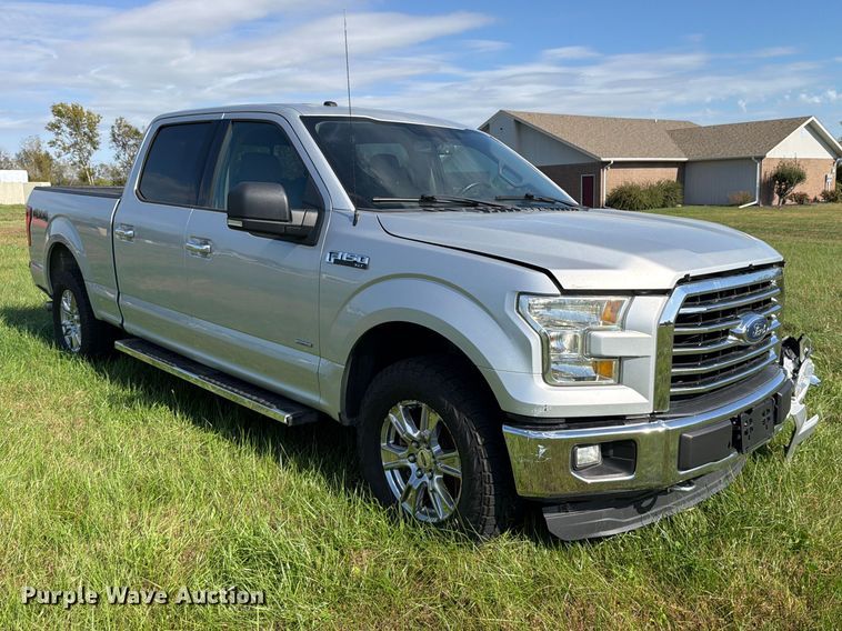 image for item DU8033 2016 Ford F150 XLT Crew Cab pickup truck