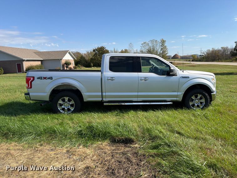 image for item DU8033 2016 Ford F150 XLT Crew Cab pickup truck